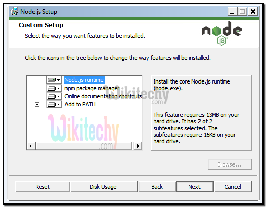  Learn nodejs - customize setup files- nodejs example