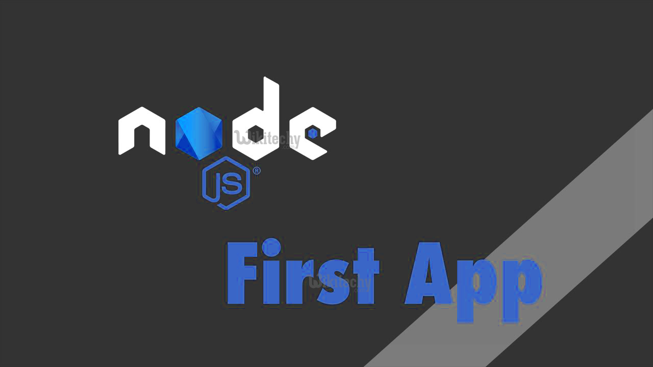  logo of node.js first application