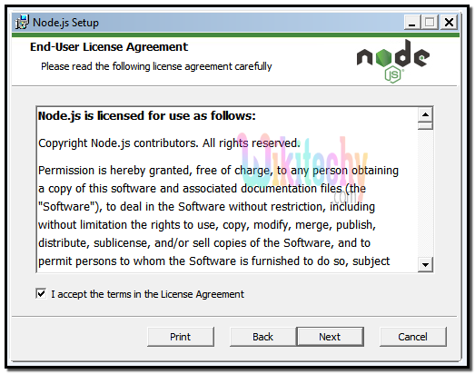  Learn nodejs - nodejs license agreement - nodejs example