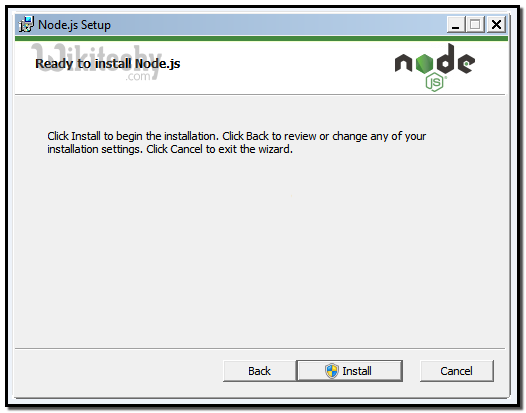  Learn nodejs - nodejs start installationexample