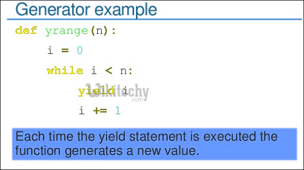 Python - generators example