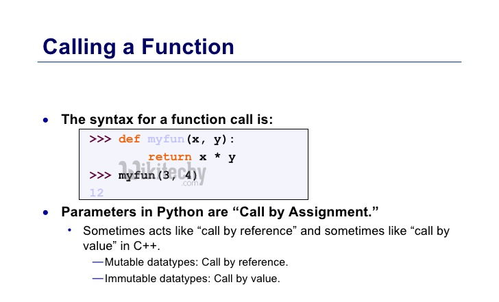 Calling c from python