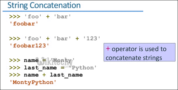 string concatenation