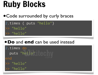 learn ruby - ruby tutorial - ruby on rails - ruby code - ruby array - zero blocks - ruby download - ruby  examples
