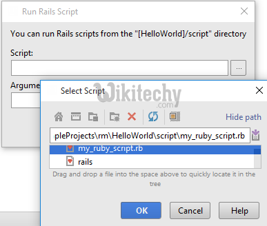  learn ruby on rails tutorial - ruby run rails script - ruby on rails example