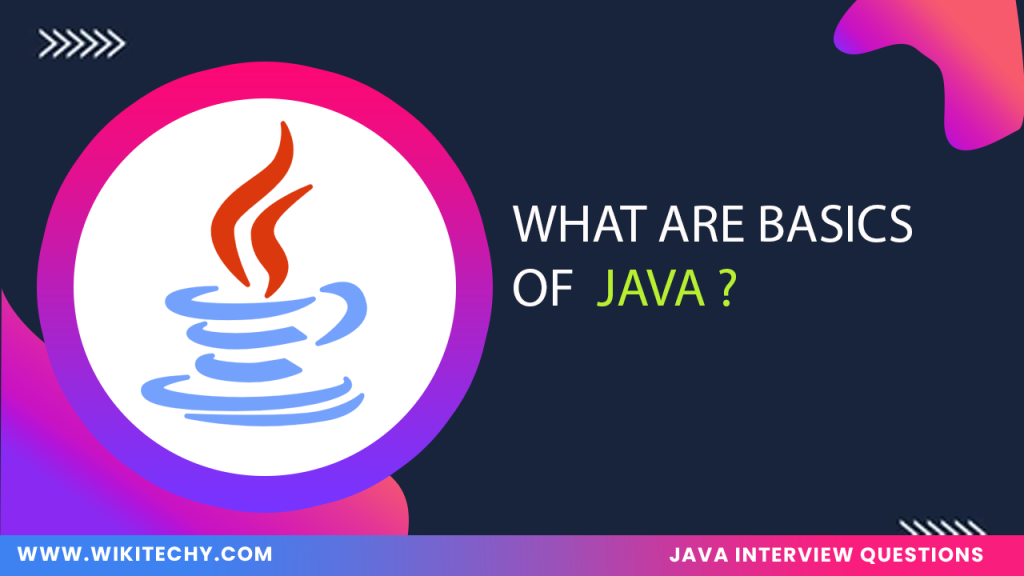 What are the basics of Java ? - Wikitechy