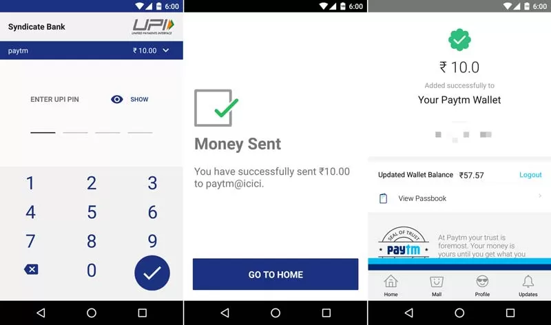 How to Add Money in Paytm Wallet step 4