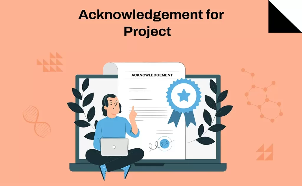 acknowledgement for the project