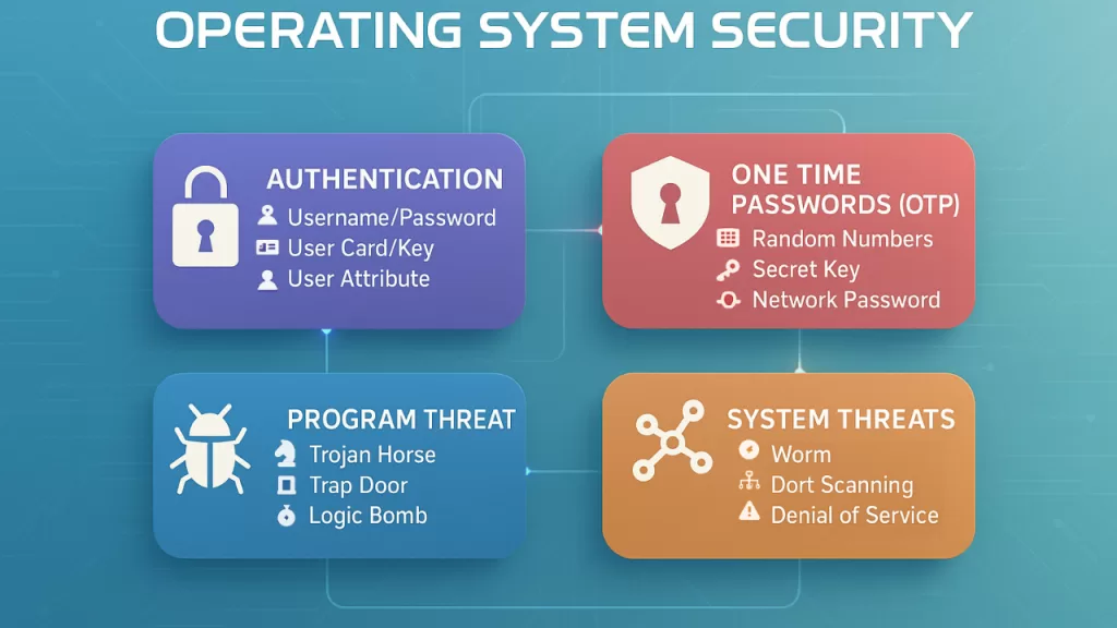 Protection & Security in os