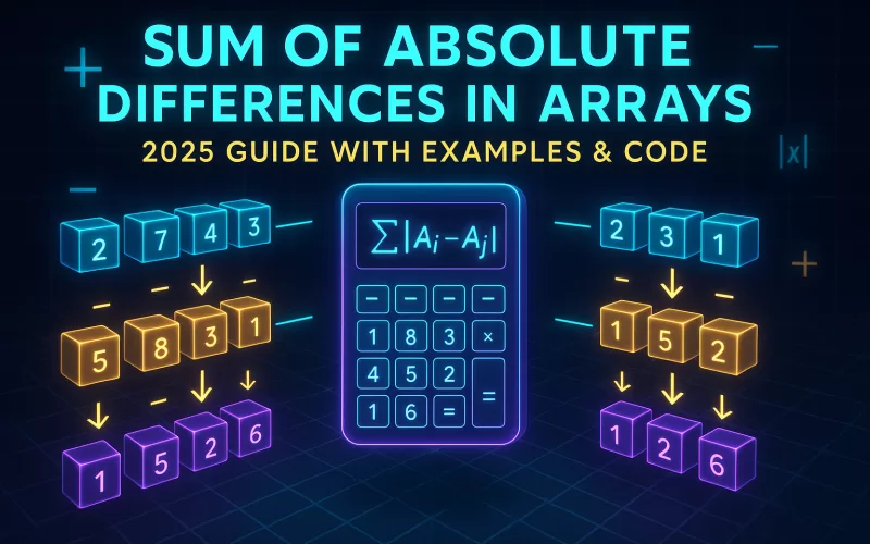 Sum of Absolute Differences in Arrays 2025