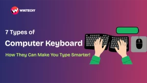 keyboard and types