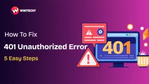 401 unauthorized error