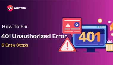 401 unauthorized error