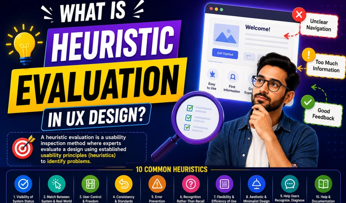 What is heuristic evaluation in UX?