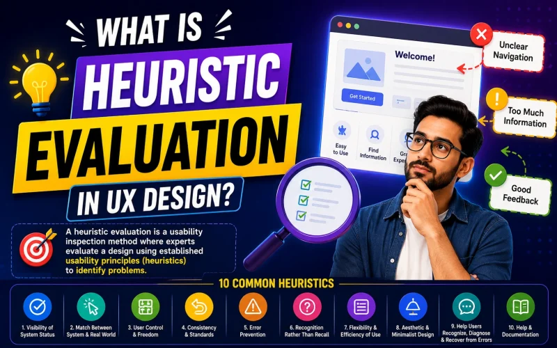 What is heuristic evaluation in UX?