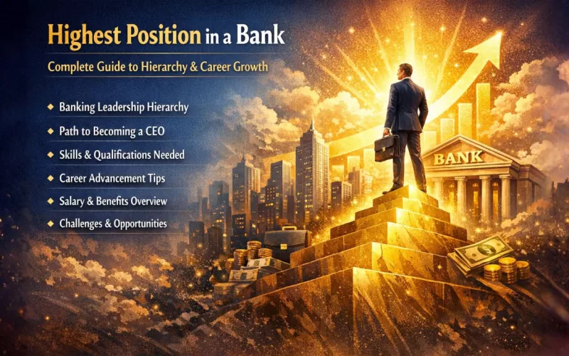 Highest Position in a Bank Complete Guide to Hierarchy & Career Growth