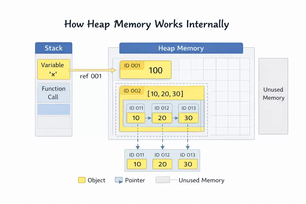 How Heap Memory Works Internally