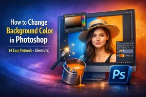 How to Change Background Color in Photoshop (4 Easy Methods + Shortcuts)