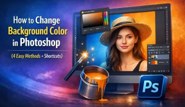 How to Change Background Color in Photoshop (4 Easy Methods + Shortcuts)