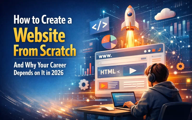 How to Create a Website From Scratch And Why Your Career Depends on It in 2026