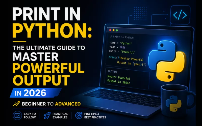 Print in Python The Ultimate Guide to Master Powerful Output in 2026 Beginner to Advanced