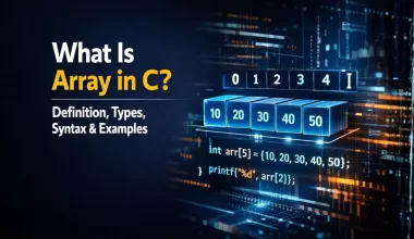 What Is Array in C Definition, Types, Syntax & Examples