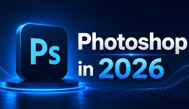 Futuristic Photoshop promotion in 2026