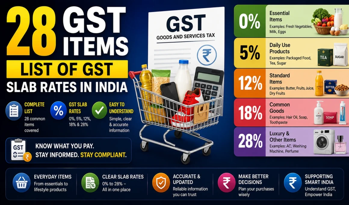 GST slab rates in India explained