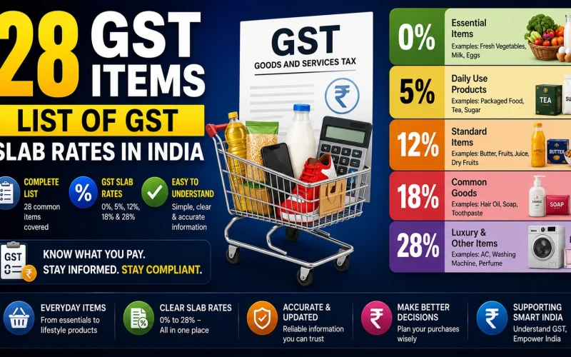 GST slab rates in India explained