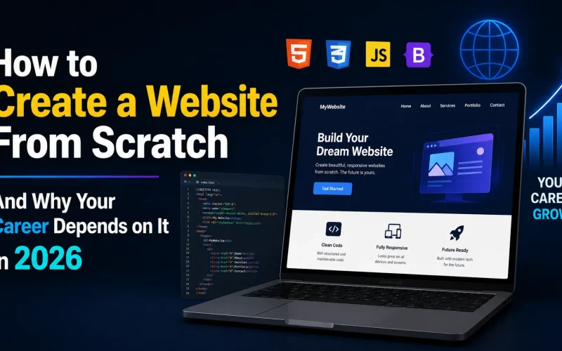 How to Create a Website From Scratch And Why Your Career Depends on It in 2026