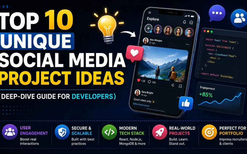 Social media project ideas for developers