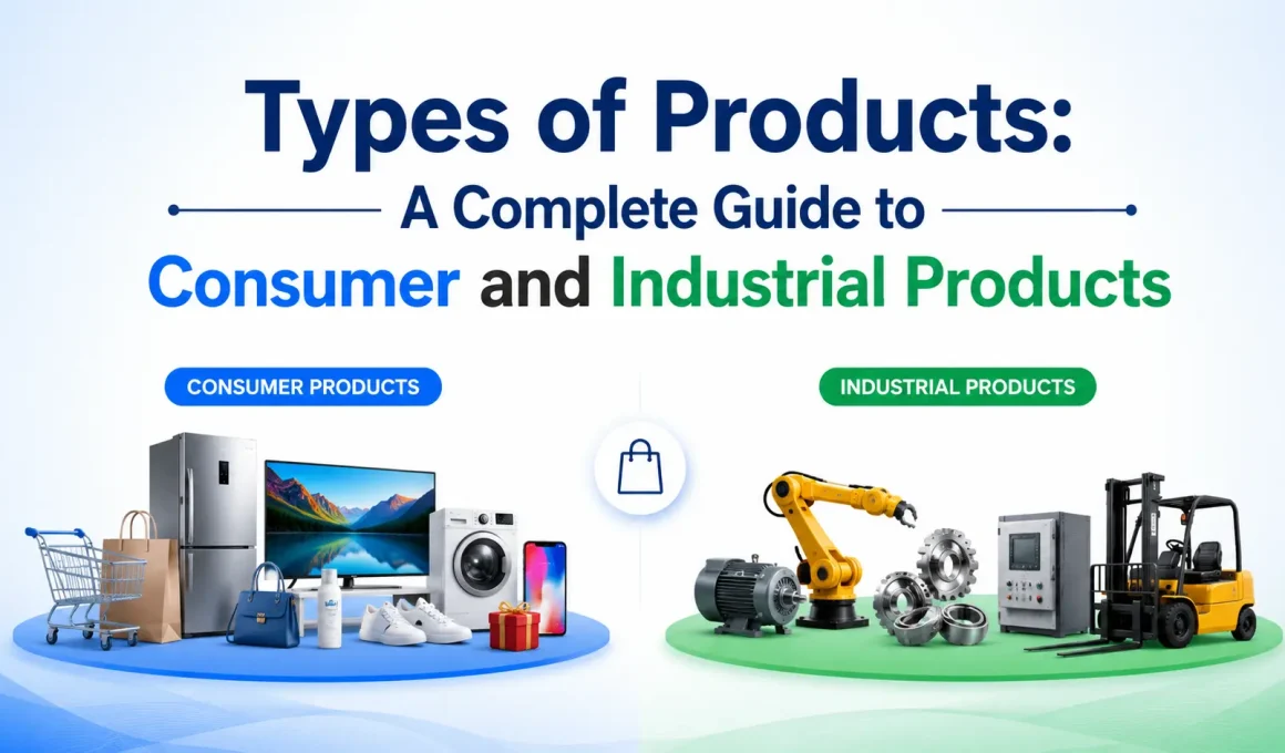 Types of consumer and industrial products