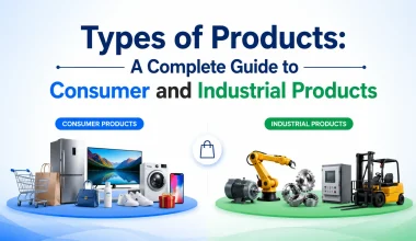 Types of consumer and industrial products