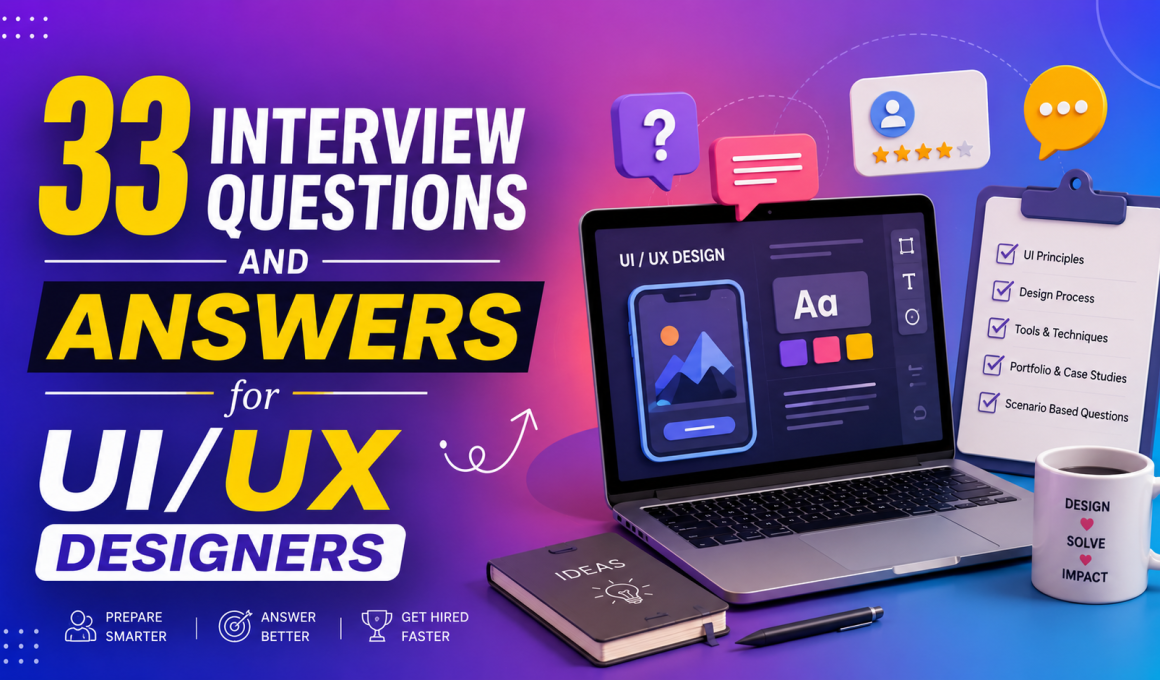 33 UI/UX Designer Interview Questions