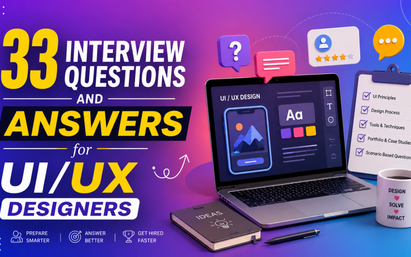 33 UI/UX Designer Interview Questions