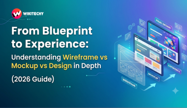 wireframe vs mockup vs design