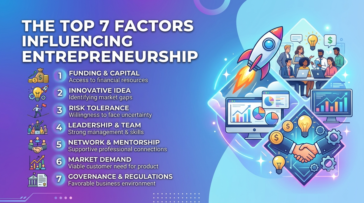 The Top 7 Factors Influencing Entrepreneurship