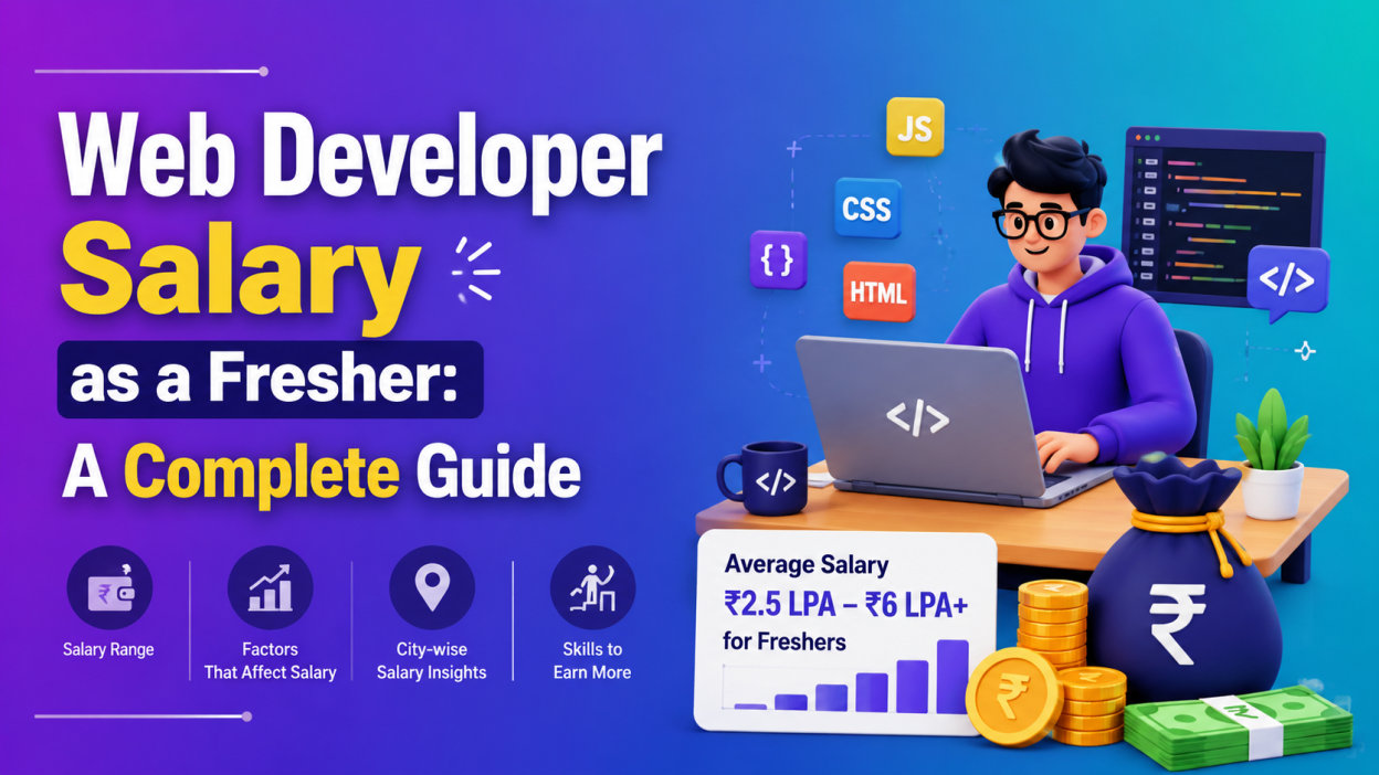 Web Developer Salary as a Fresher A Complete Guide