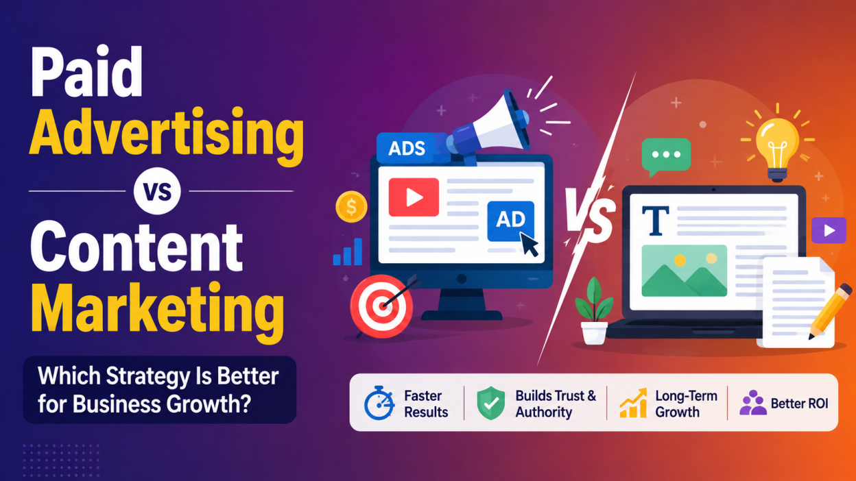 Paid Advertising vs Content Marketing