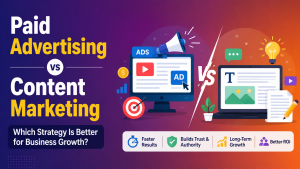 Paid Advertising vs Content Marketing