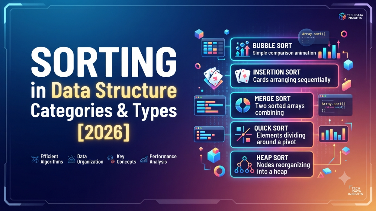 Sorting in Data Structure Categories & Types [2026]